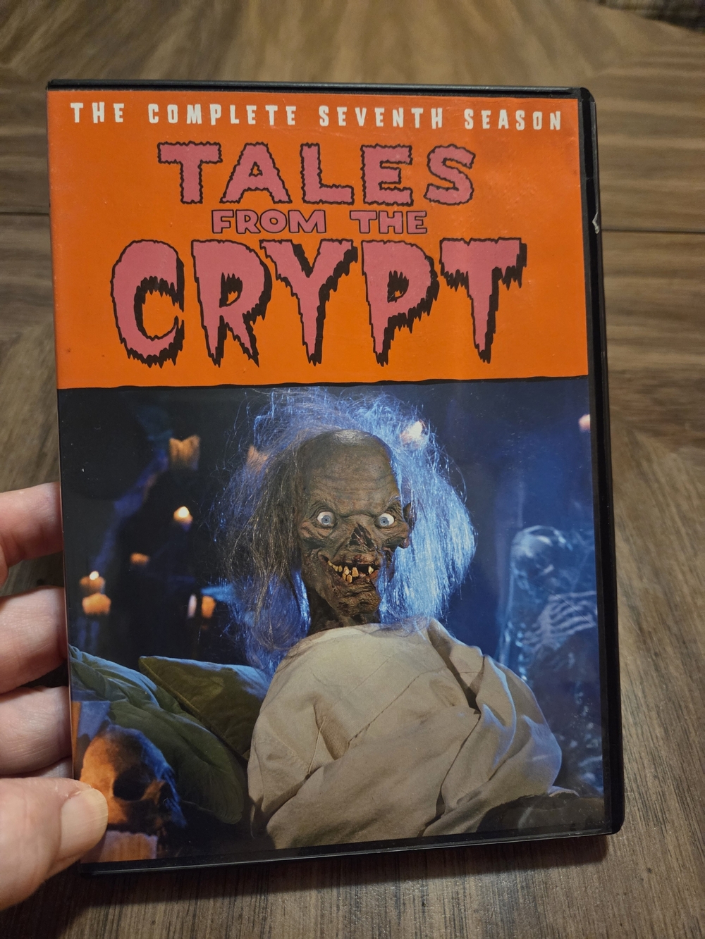 Warner Bros. Tales From The Crypt Season 7 DVD — Orange & Black Cover